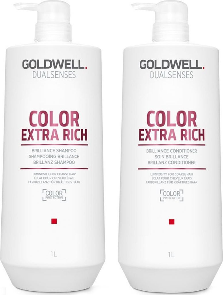 Goldwell DualSenses Color Extra Rich Shampoo 1000ml + Conditioner 1000ml
