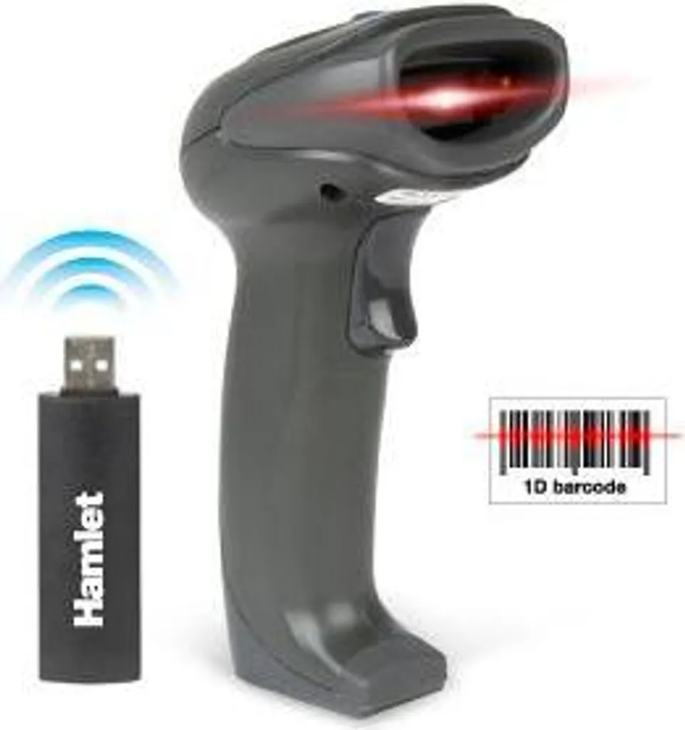 Scanner de code-barres 1D sans fil Hamlet HBCS1D10W : fini les câbles