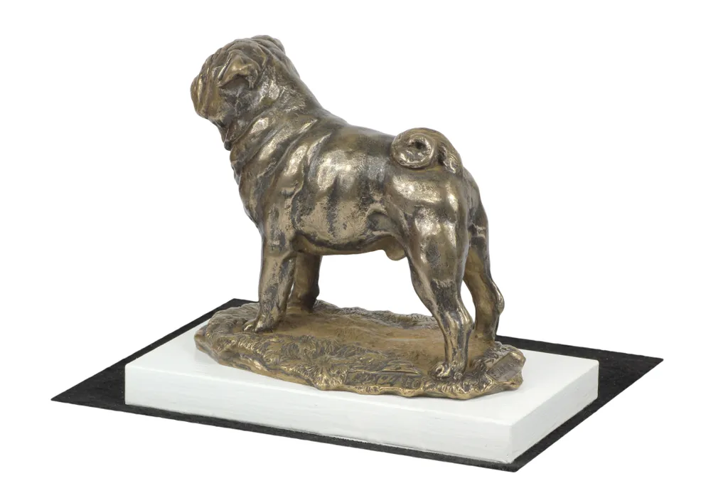 Trophée Carlin pour exposition canine - Figurine décorative Art Dog - 3