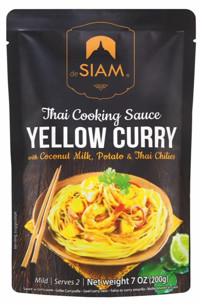 deSiam Sauce Yellow Thai Curry crémeuse au lait de coco Image du produit 