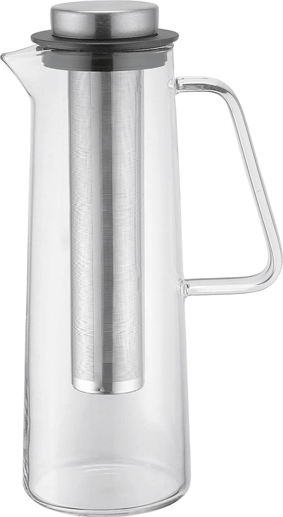 WEIS Carafe en verre 1 litre avec filtre en acier Image du produit 