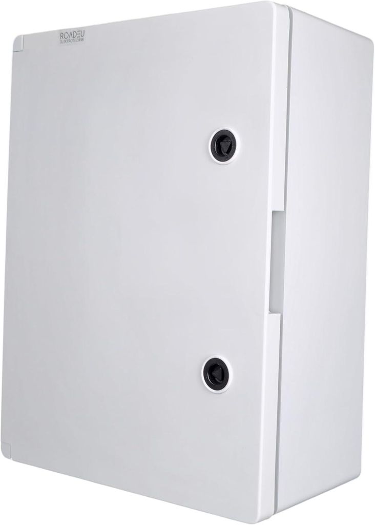 Verteilerkasten IP65 400x300x165mm – Wasserdicht Schaltschrank Gehäuse aus Kunststoff mit Montageplatte