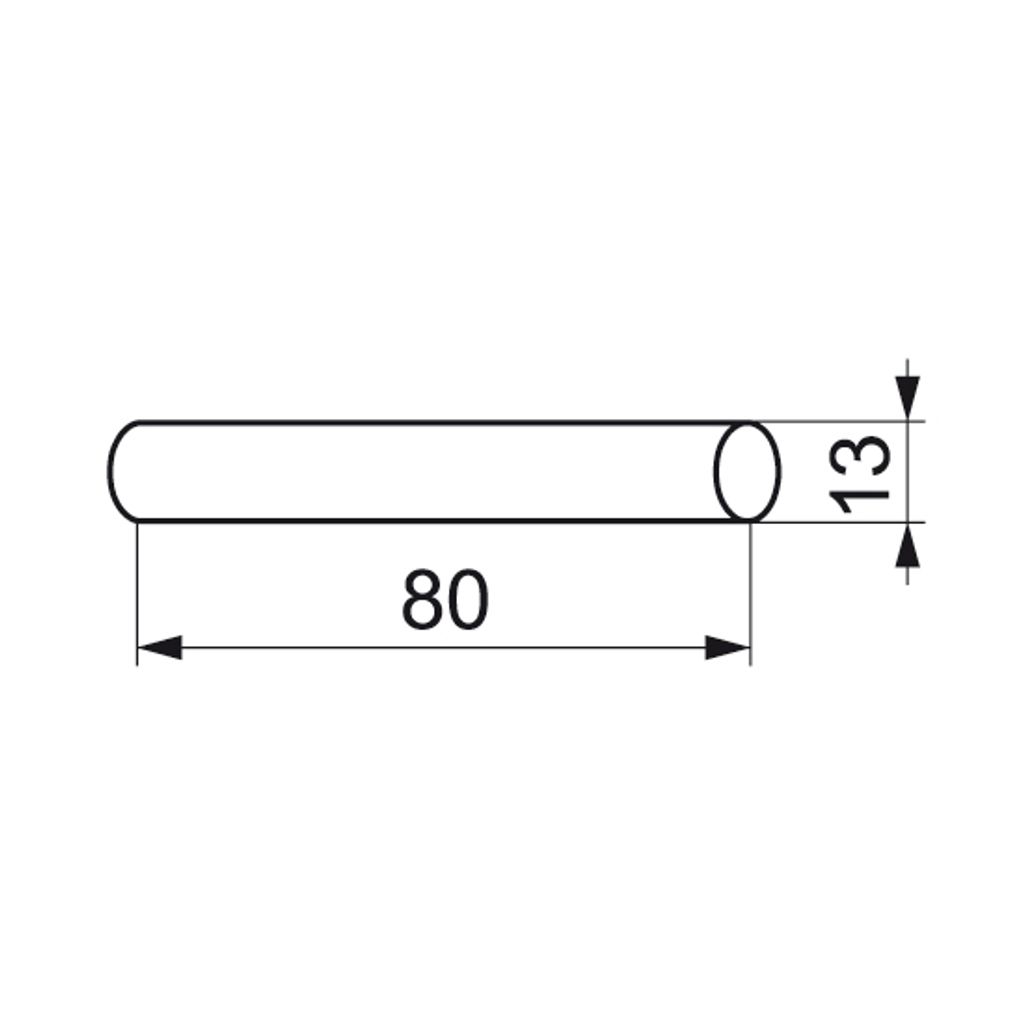 Kleine Röhren 30 Stück ¤13mm d.80mm CZ Produktbild 3