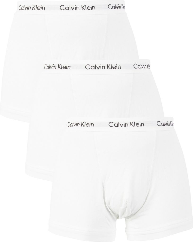 Calvin Klein Herren 3 Packungsstämme, Weiß M Produktbild 