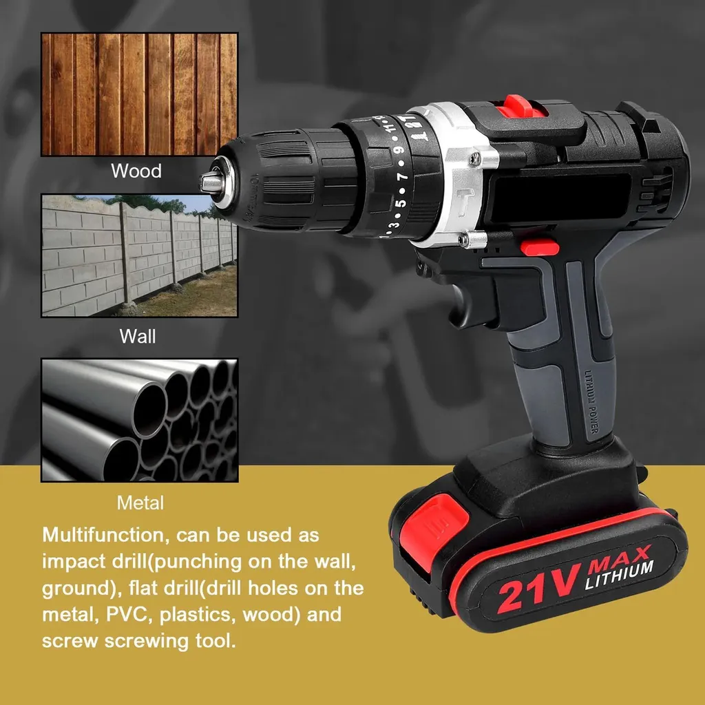 Perceuse-visseuse pour montage de meubles et travaux de rénovation
