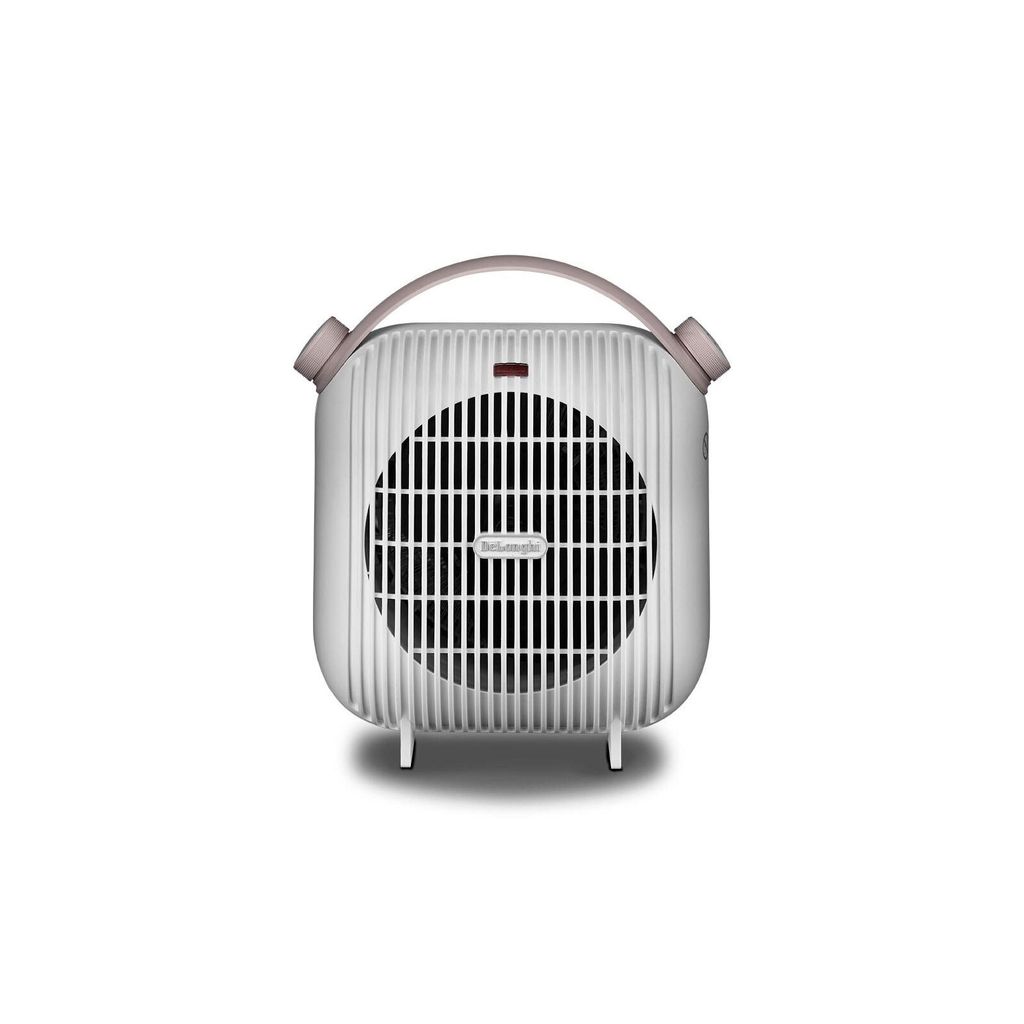 De’Longhi HFS30B24.W, Elektrischer Raumheizlüfter, IP21, Innen & Außen, Tisch/Bank, Flur, Weiß, 2400 W