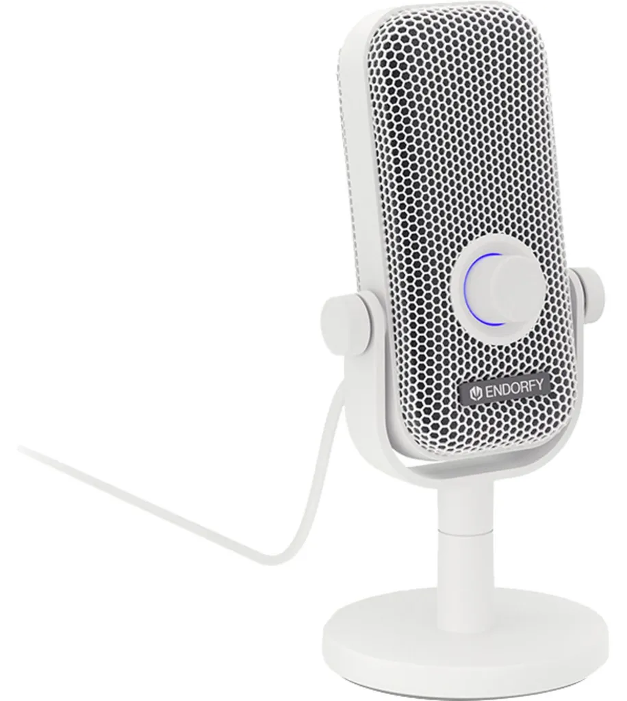 Micro pour Télétravail et Visioconférence Endorphs Solum Voice S Onyx White - 14