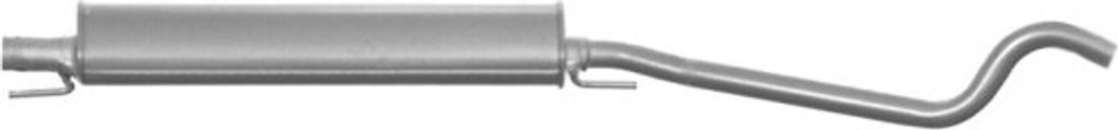 VEGAZ OS-638 Mittelschalldämpfer Schalldämpfer für OPEL Astra H Schrägheck (A04) Astra G CC (T98) Astra H GTC (A04) Astra G Caravan (T98)