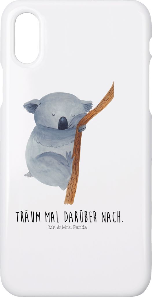 Mr. & Mrs. Panda Iphone 10 Handyhülle Koalabär - Weiß - Geschenk, Lustige Sprüche, Traumland, Handycover, Handy Case, Traum, Koala, X, Schlafzi...