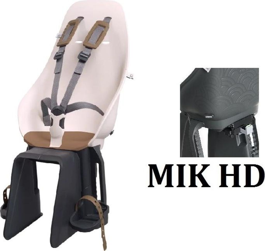Urban Iki Ta-Ke Fahrradkindersitz nur MIK HD Klicksystem pink braun sakura kurumi