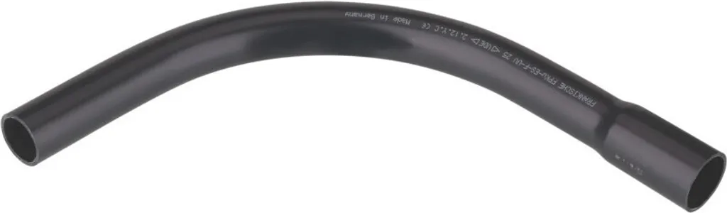 Coude Fränkische SBSKu-ES-UV 20 résistant aux chocs et UV noir 90°