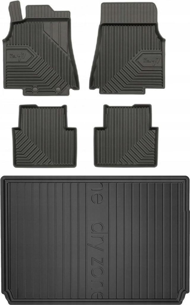 SET 77 Fußmatten und Fußmatten Mercedes A W169 HB 2004-2012 g