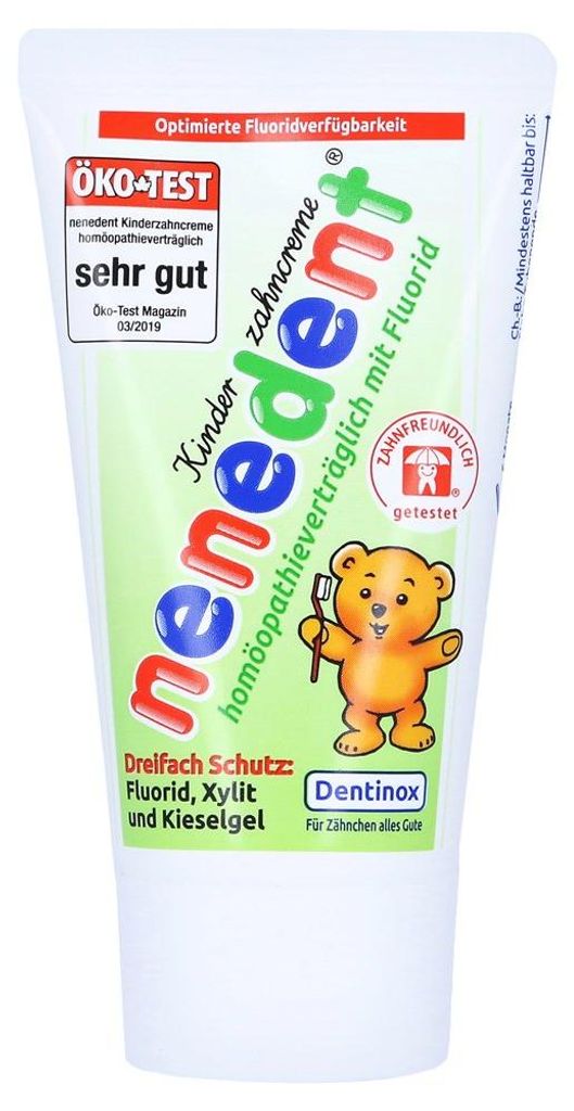 Nenedent Dentifrice pour enfants avec fluor 0-6 ans, 50 ml Image du produit 