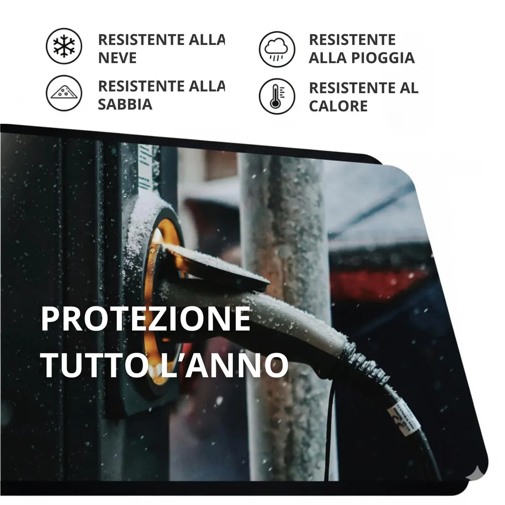 Cavo Loady Tipo 2 16A 3.7kW - Sicurezza Certificata per Casa - 7