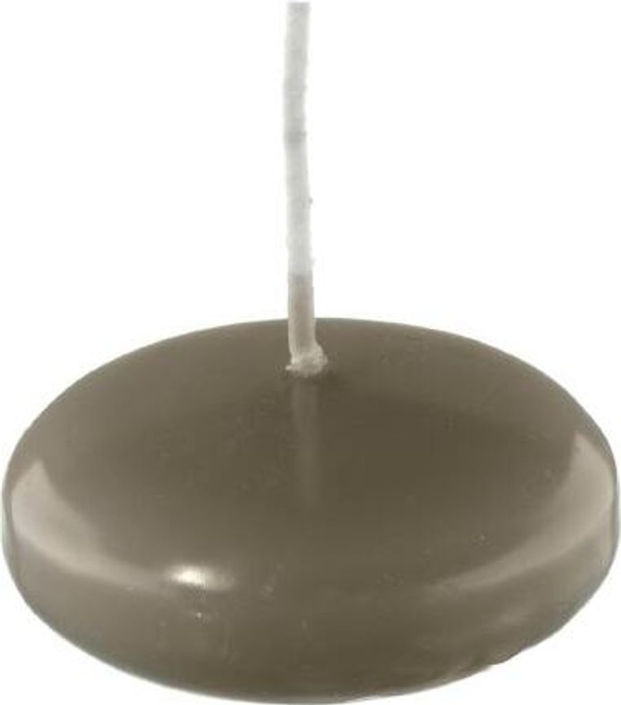 Schwimmkerzen Portobello Nougat 26 x Ø 42 mm, 8 Stück