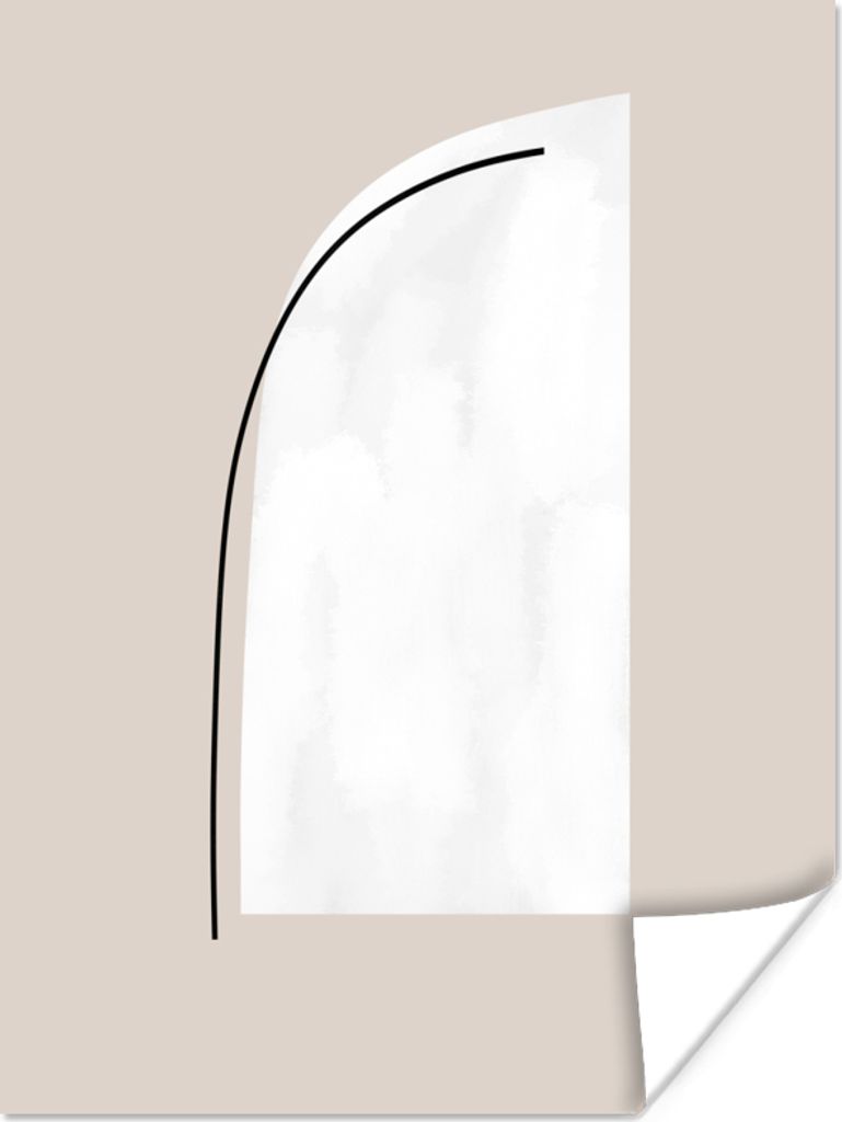 MuchoWow Poster Pastell - Abstrakt - Design 120x160 cm - Wandbilder