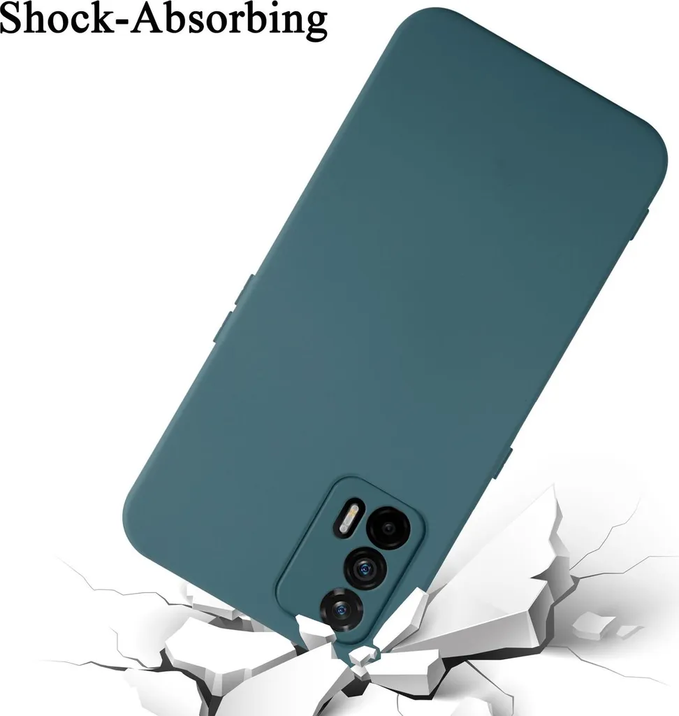 ALAMO Cover Per Oppo Realme GT In Vetro Temperato E Silicone TPU – Colore Sfumato 5