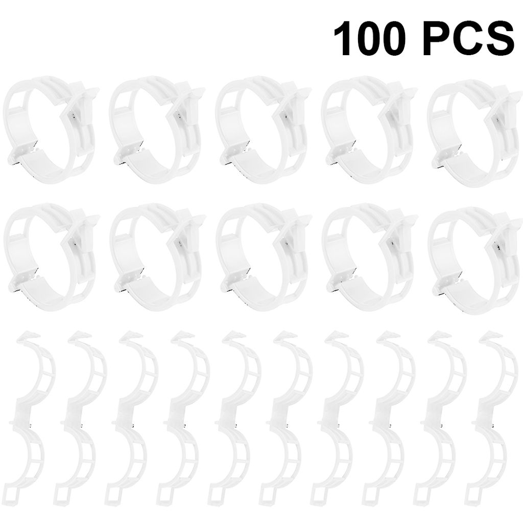 100 Stück Wiederverwendbare Pflanzenklammern Wand Selbstklebende Pflanzenclips F