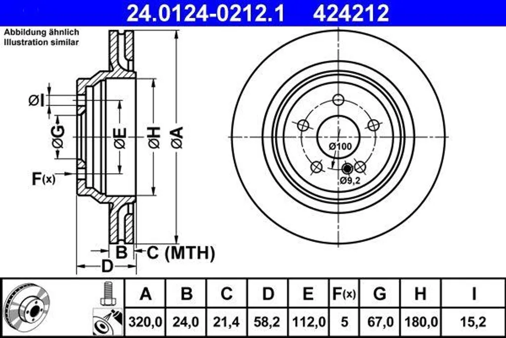 Disque de frein anti-vibration et haute résistance pour Classe SL