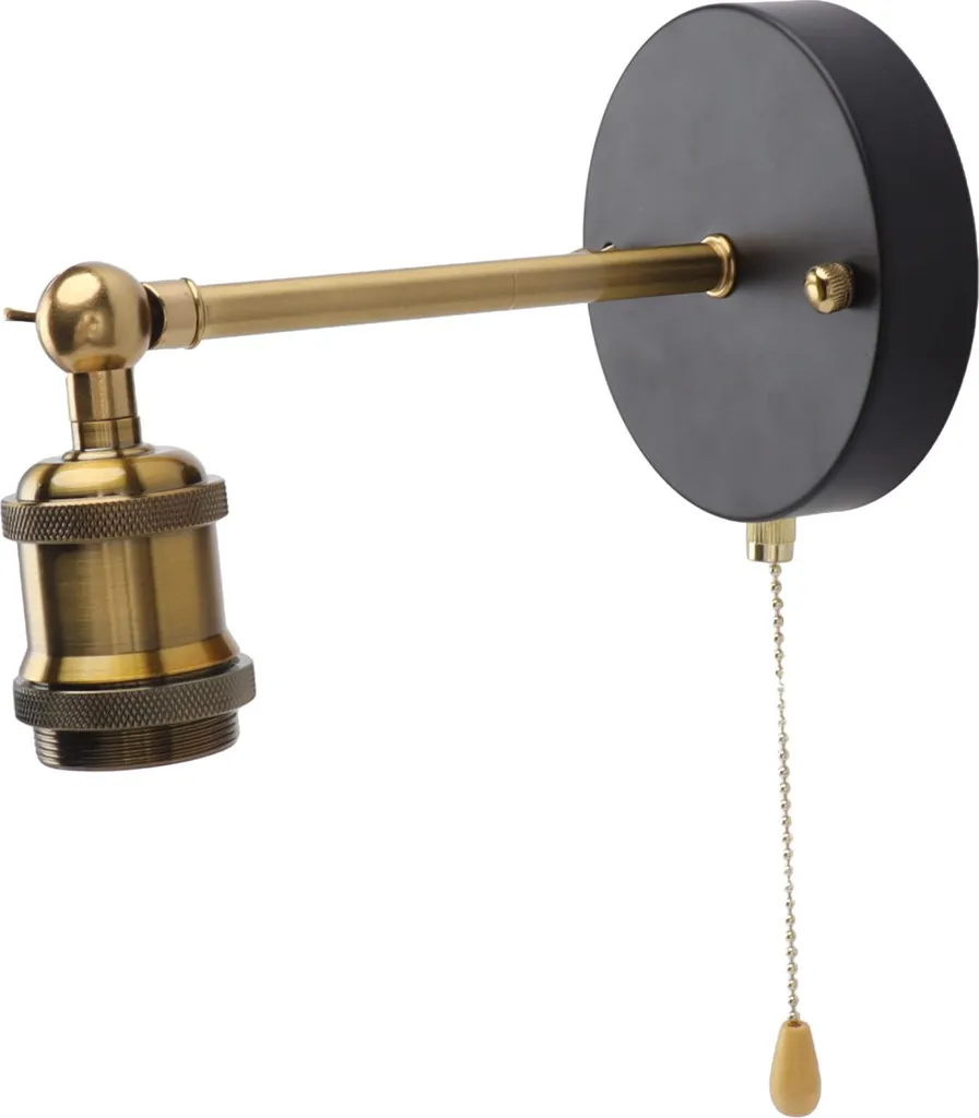 Applique Vintage Or Orientable avec Interrupteur Manuel pour Intérieur - 4