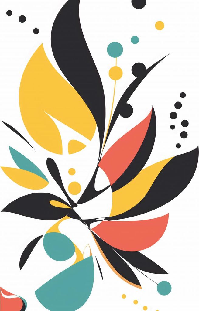 Plakat 50x65cm Fröhlicher Schaukelstuhl
