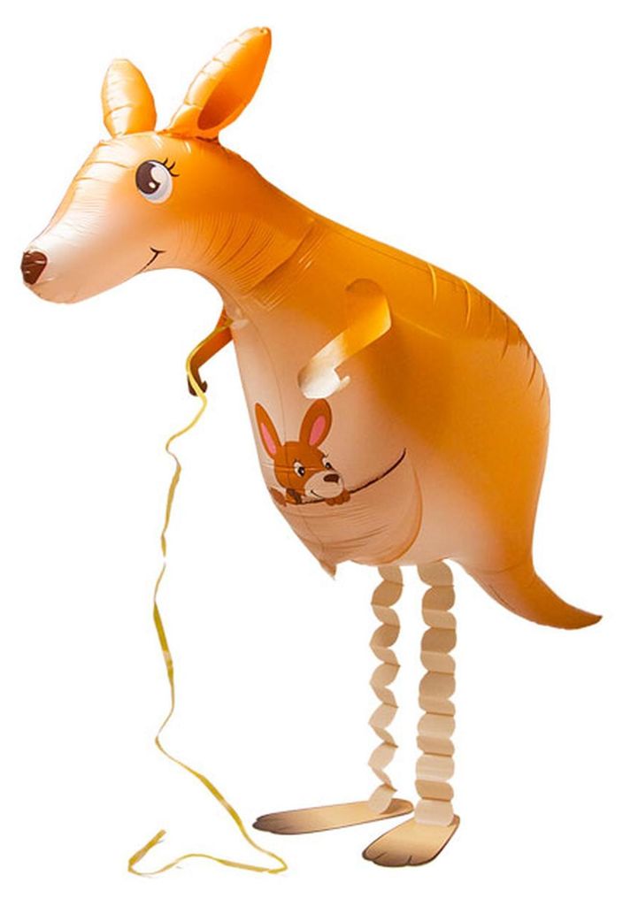 Fóliový balón Airwalker klokan, cca 100 x 35 cm Obrázok produktu 