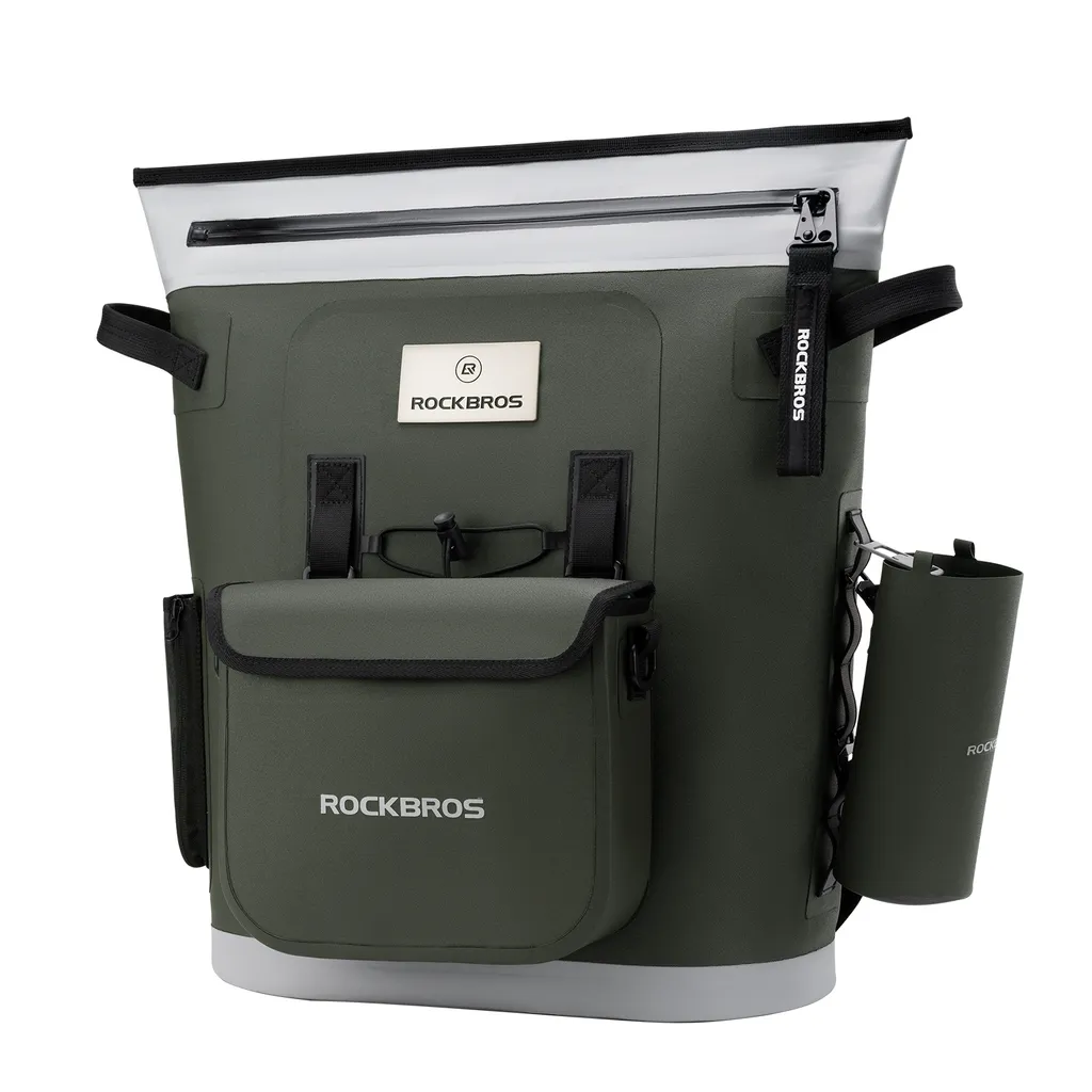 Borsa Portapacchi ROCKBROS 2 in 1 | Trunk Bag Termica Grigia Riflettente