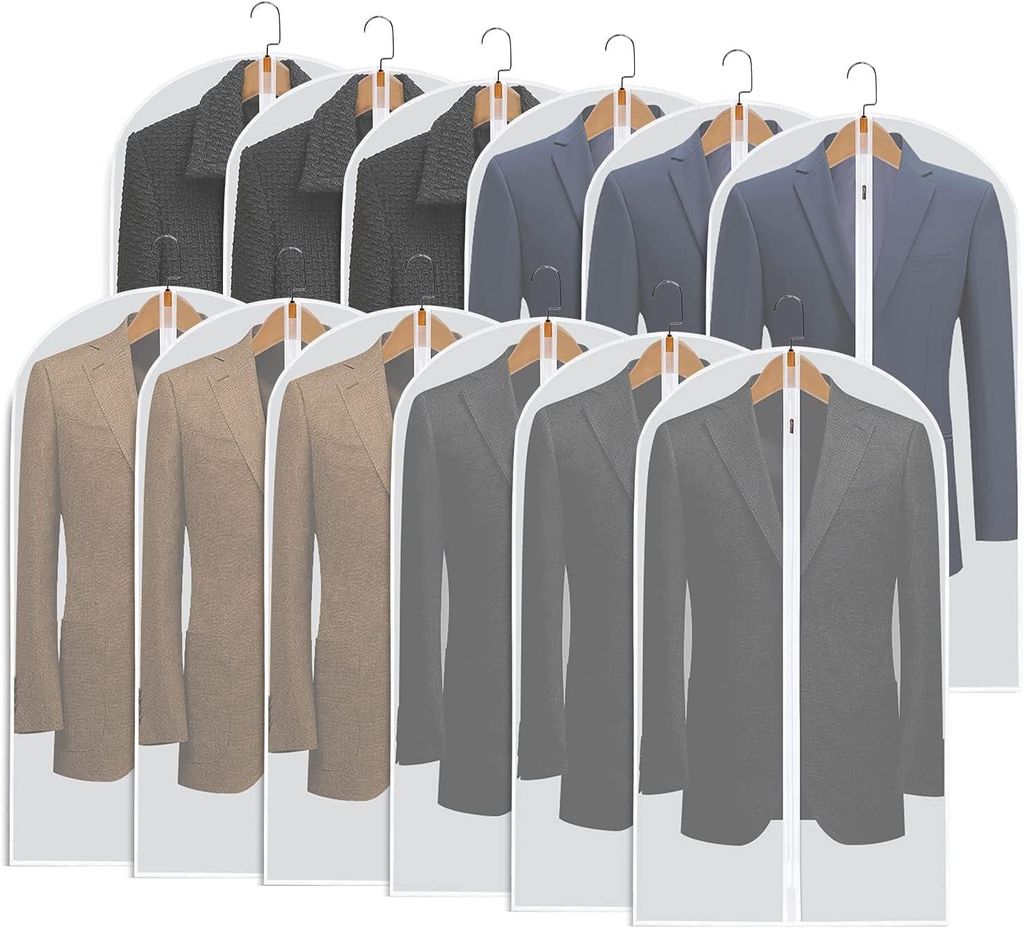 Mottenfeste Kleidersäcke 12er Packung, Kleidersack mit Produktbild 