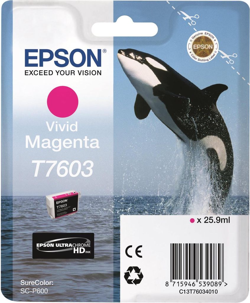 Epson T7603 - 25.9 ml - Vivid Magenta - original