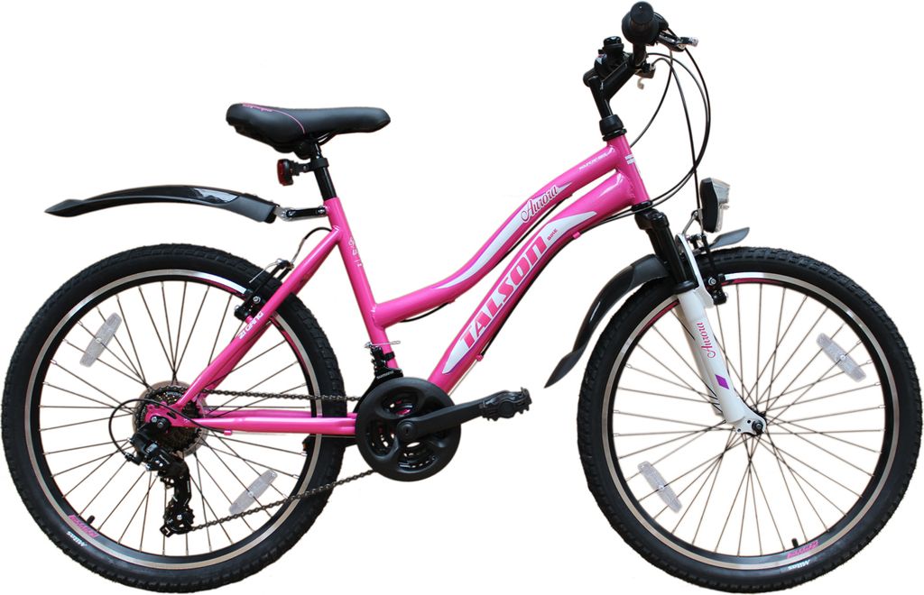 24 Zoll Mädchen Fahrrad MTB mit Beleuchtung und SHIMANO Produktbild 5