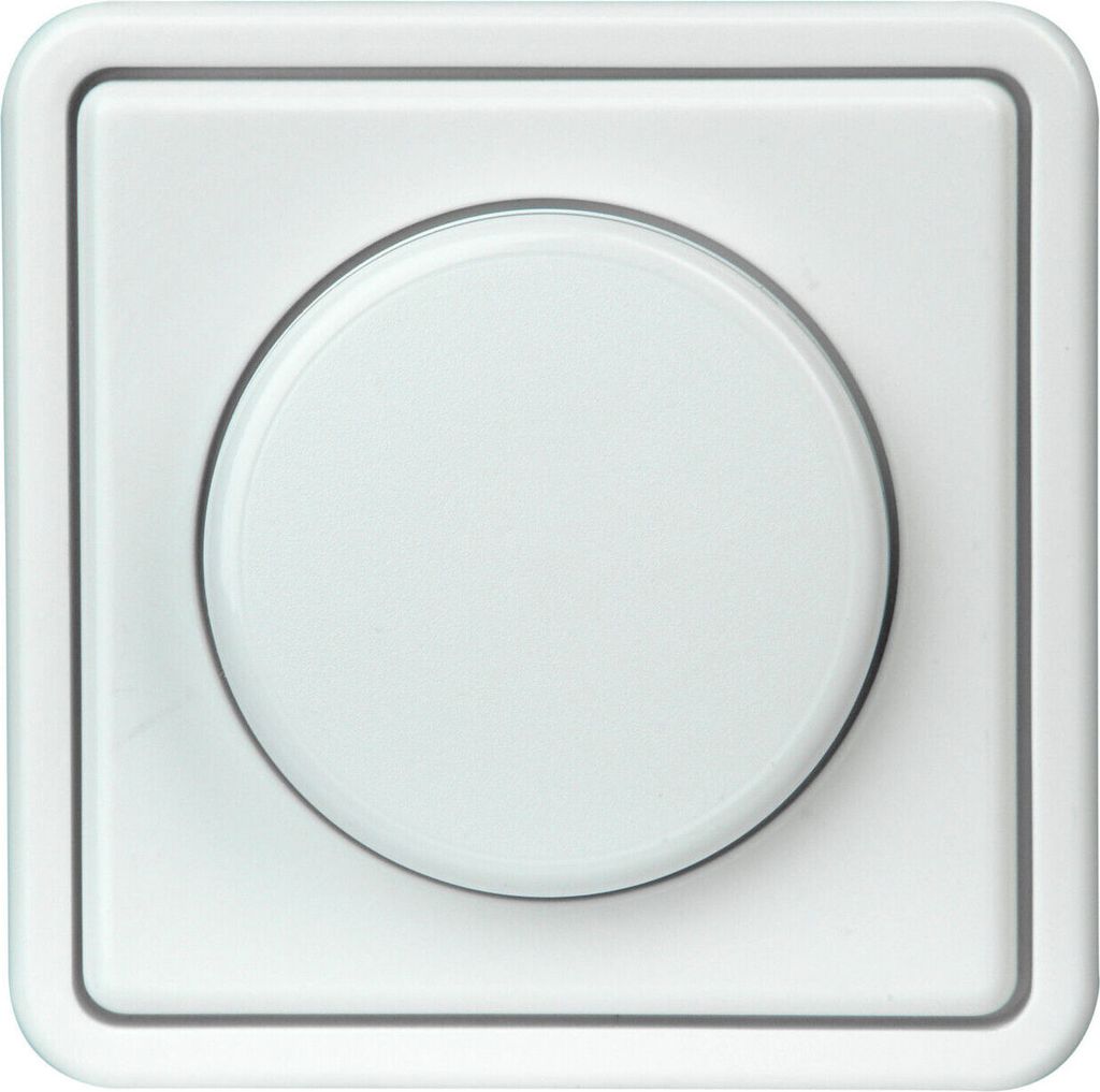 Kopp Dreh Dimmer mit Abdeckung und Rahmen komplett 400W Produktbild 