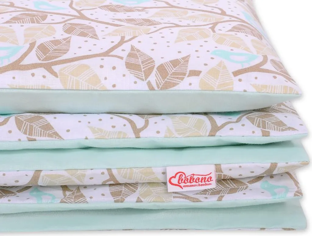 Linge de lit bébé en coton avec housse de couette 2 pièces - Beige Zen