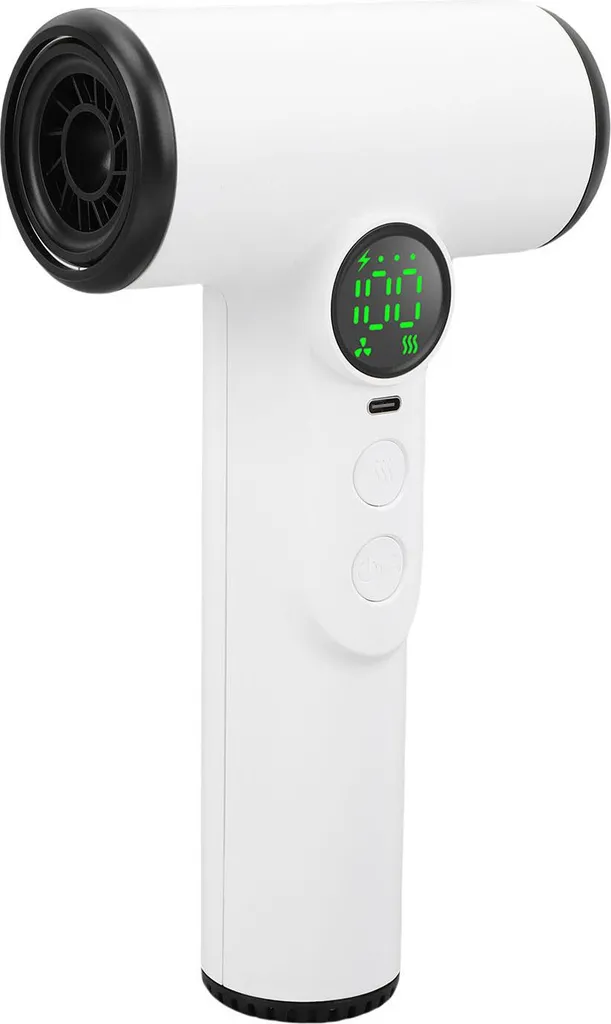 Sèche-cheveux nomade rechargeable USB avec vitesses réglables 200W
