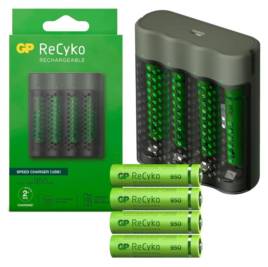 GP Batteries 130M451US100AAAC4 GP ReCyko M451/100 4-Port Immagine del prodotto 