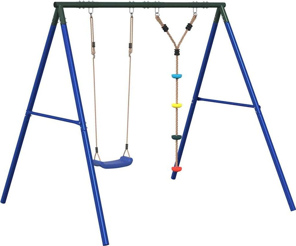 vidaXL Schaukel-Set mit Schaukelsitz und Kletterschaukel