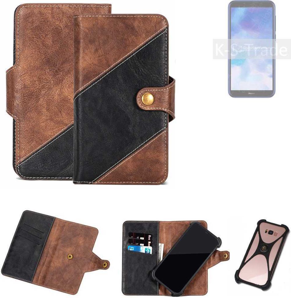 K-S-Trade Handyhülle Schutzhülle Bookstyle Case kompatibel mit HiSense F27 Klapphülle Cover Hülle Schutztasche 1x