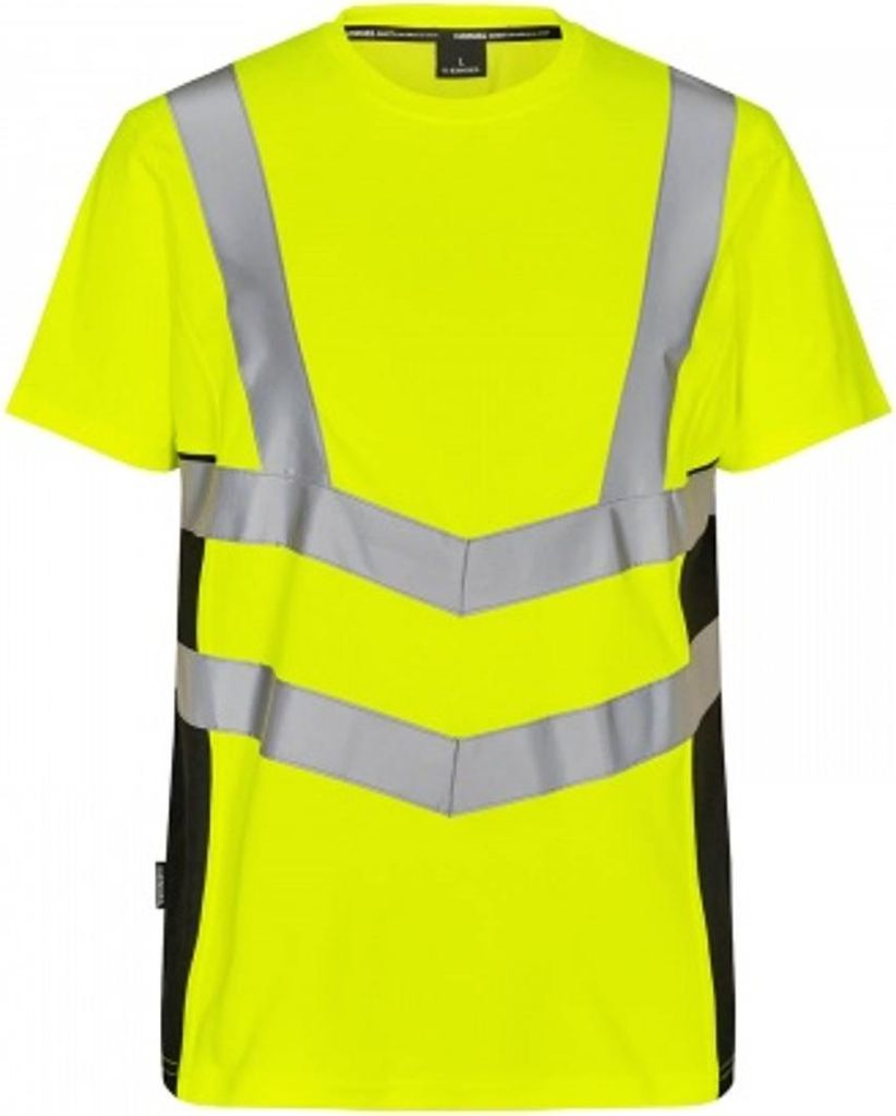 F. Engel Safety T-Shirt, Gelb/Schwarz, Gr. 3XL