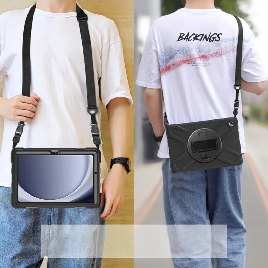 Case Armor Samsung Tab A9 Plus 11 - Protezione Ibrida con Kickstand - 2
