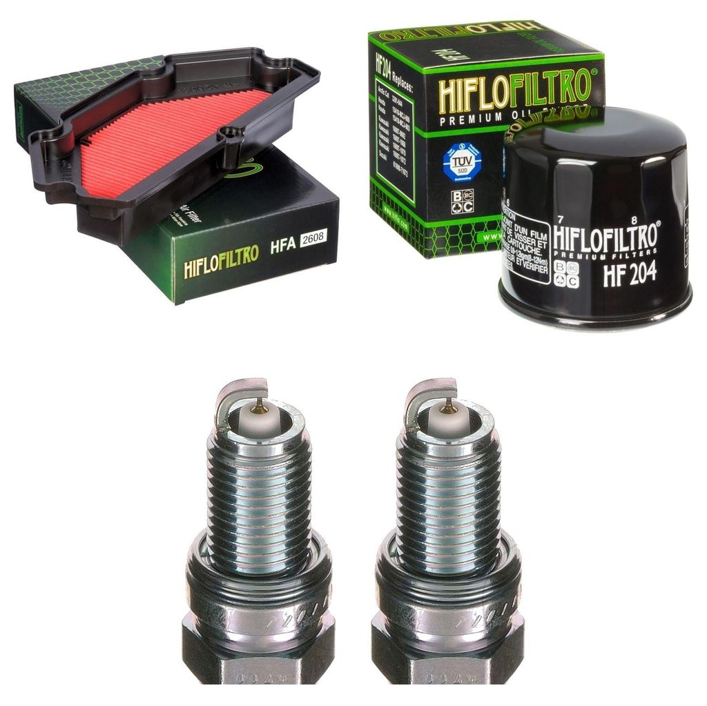 Service-Kit für Kawasaki ER-6N 650 F ABS 2012-2013 Filter Zündkerzen von pamoto - Neu