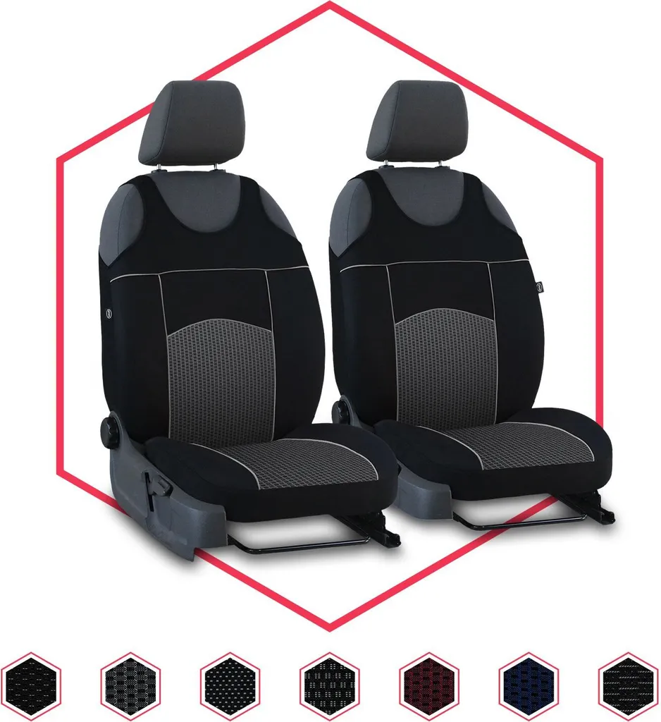 Coprisedili Grigio Volkswagen LT: Comfort per Lunghi Viaggi Set Anteriore