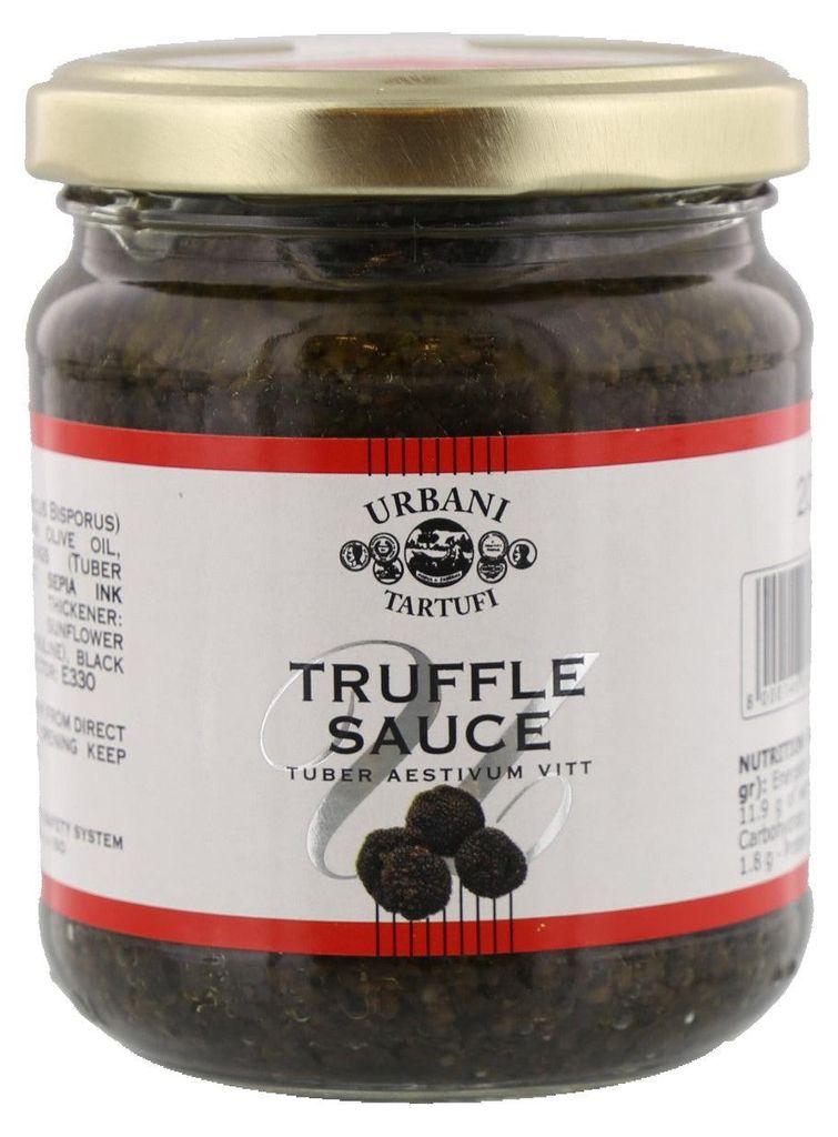 Urbani Trüffelsauce Sommertrüffel mit Champignons, 200 g – Produktbild 