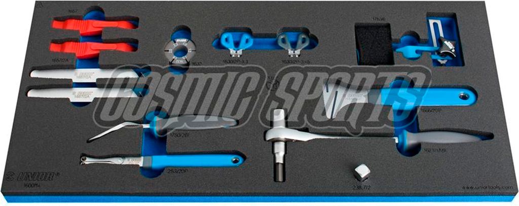 Unior SOS Moduleinsatz für Fahrradwerkzeug-Set 1600M4 - VL1600M4 2022 A, blue