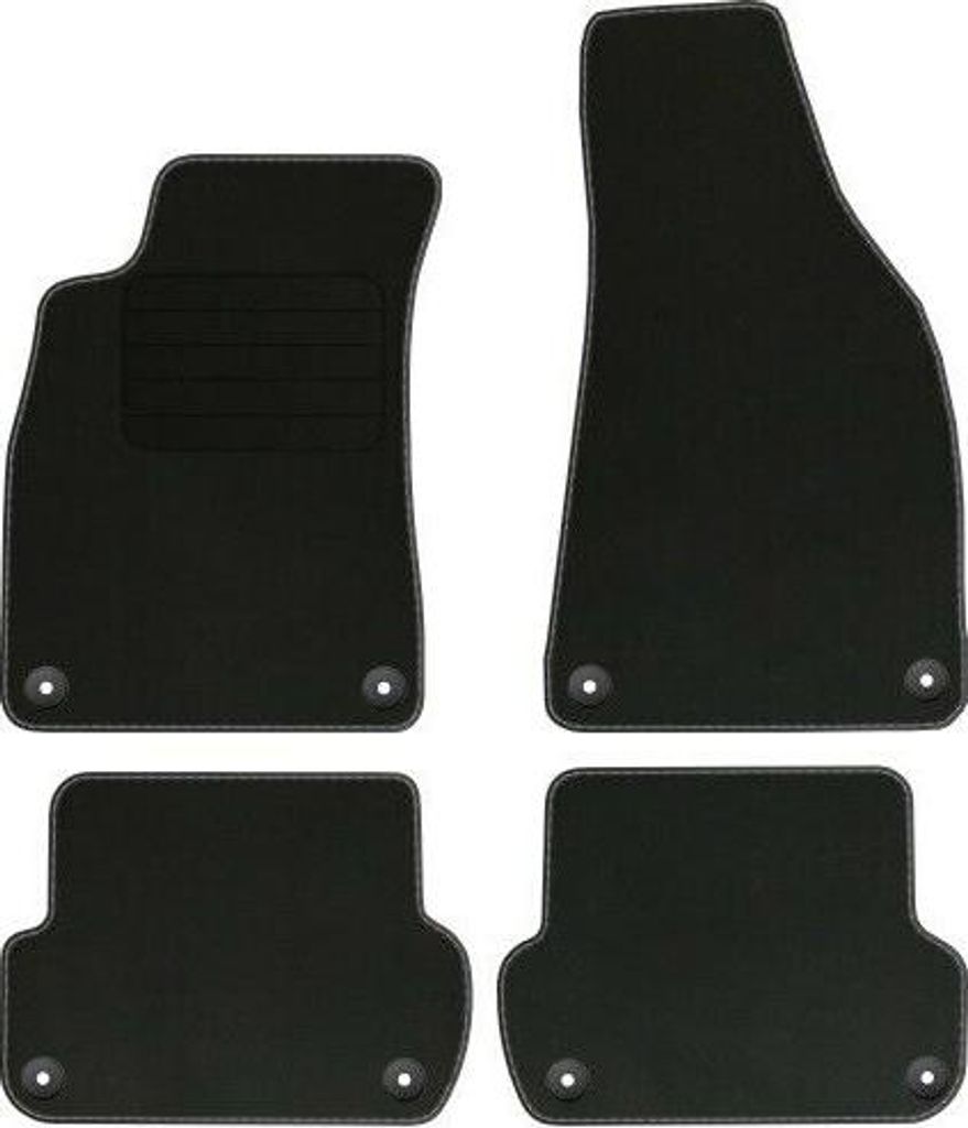 Velours Fußmatten für Audi RS4 B7 Bj. 2005 - 2009 Automatten Passform Neu BASIC