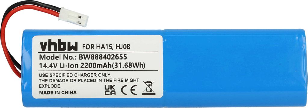 vhbw Akku Ersatz für iLife SUN-INTE-202 für Staubsauger (2200 mAh, 14,4 V, Li-Ion)