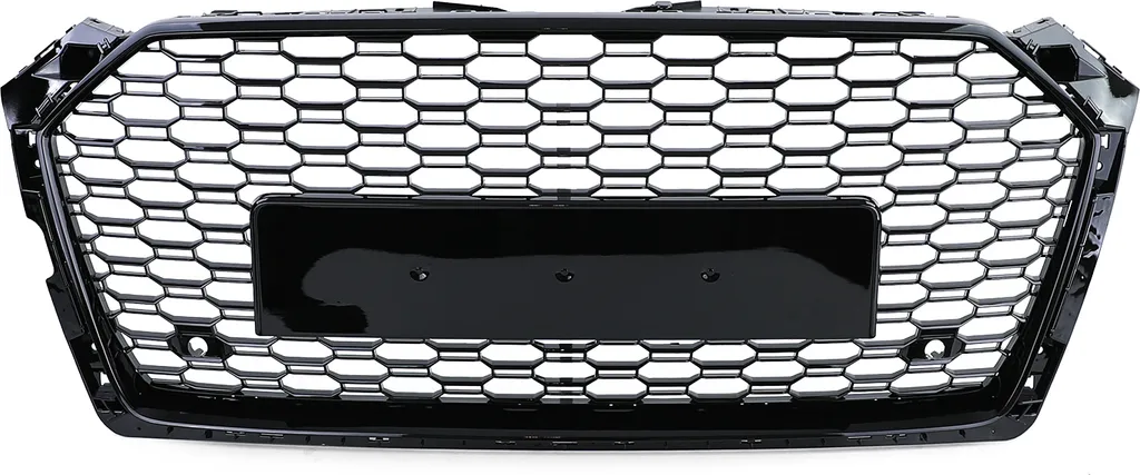Calandre sport nid d'abeille noire pour Audi A5 F5 avec support de PDC