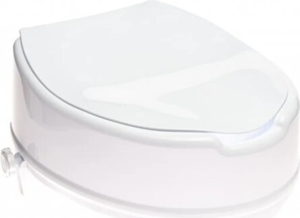 Réhausseur de WC de 10 cm ergonomique adaptable toute cuvette