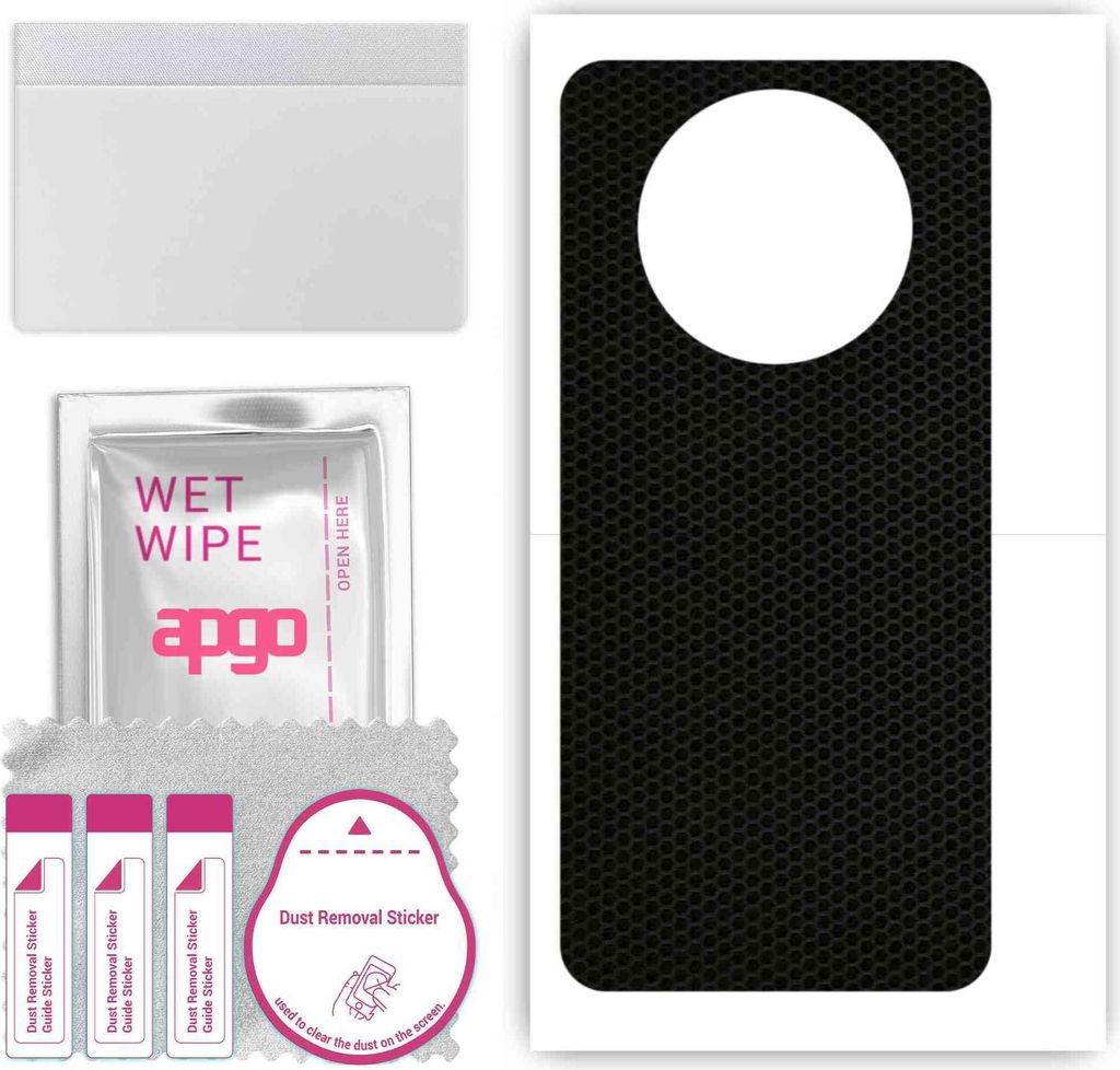 apgo Rückseite Schutzfolie, Skin, kompatibel mit Huawei Mate X3, Hinten Displayschutzfolie aus Vinylfolie, kratzfest, einfache Montage - Matrix