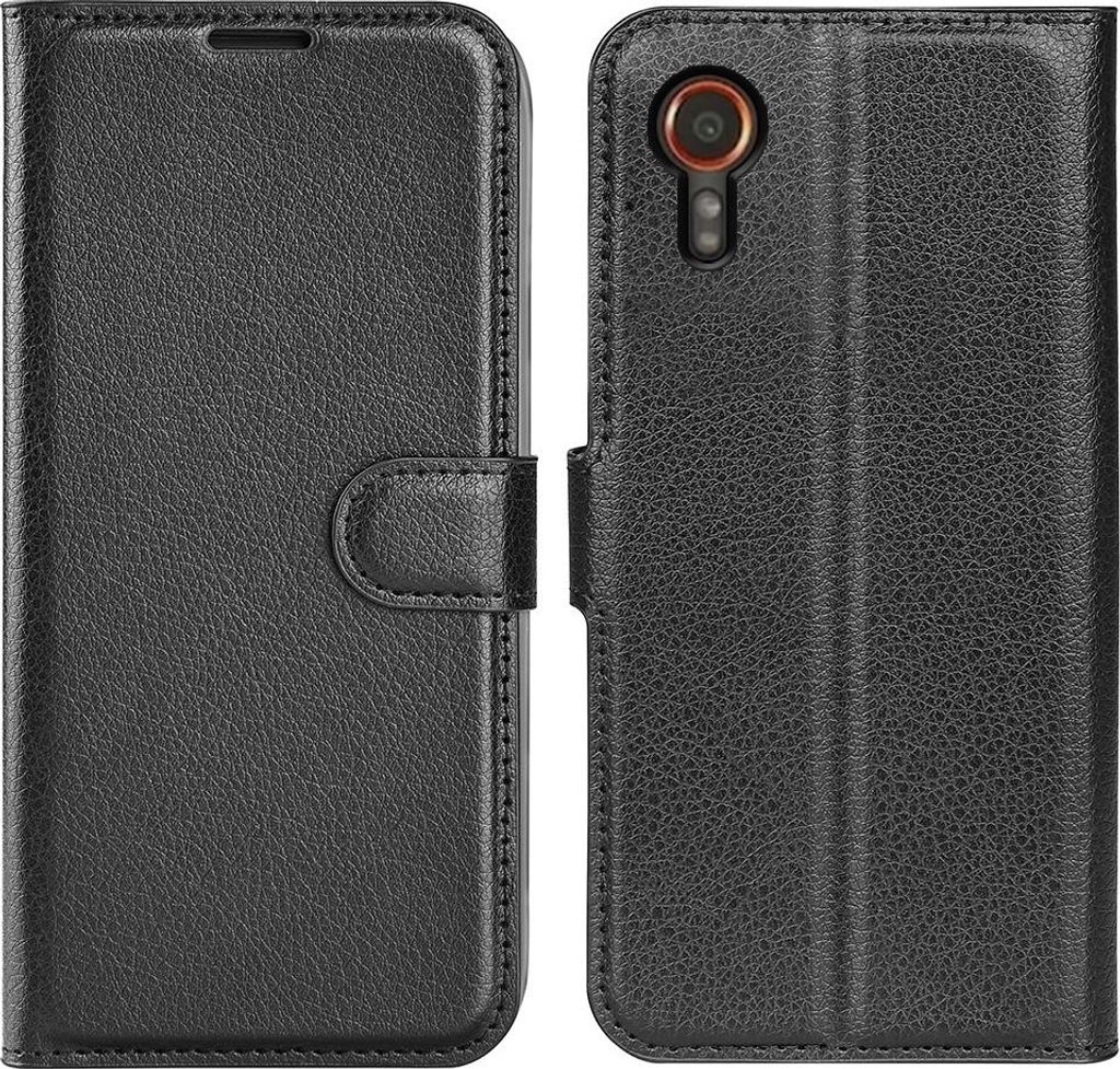 Samsung Galaxy Xcover 7 Hülle - Coverup Klapphülle - Schwarz