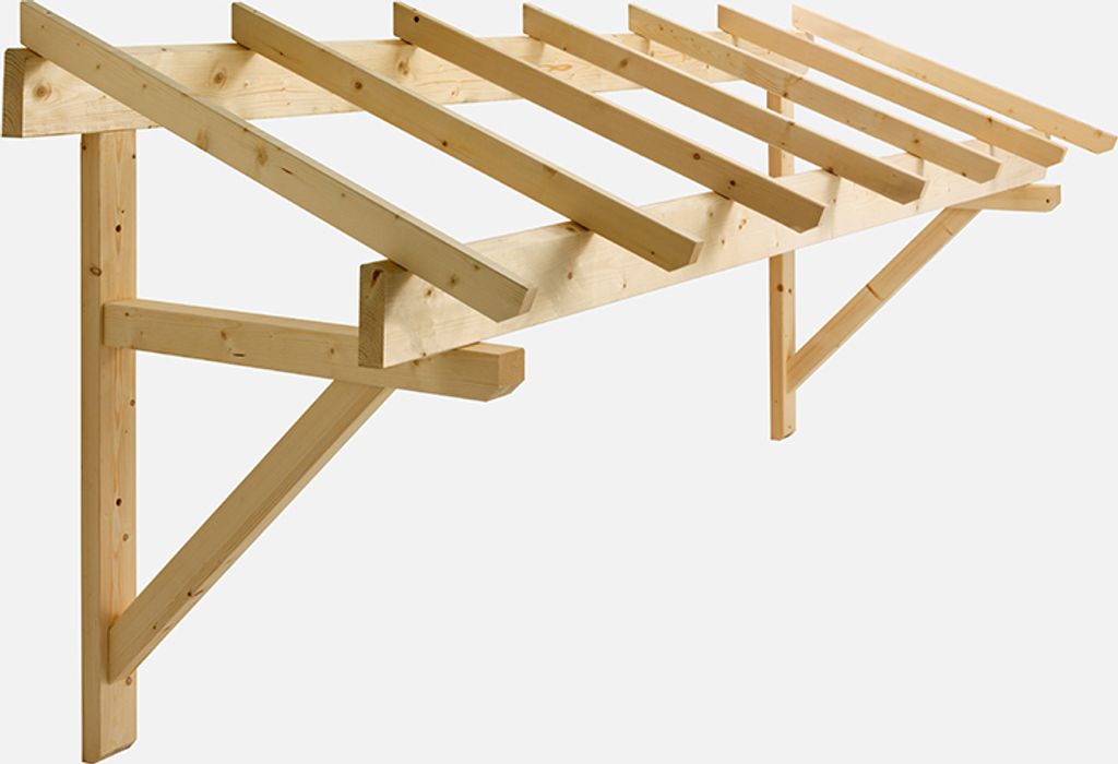 Vordach für Garagentor oder Fenstertür 310 cm Produktbild 