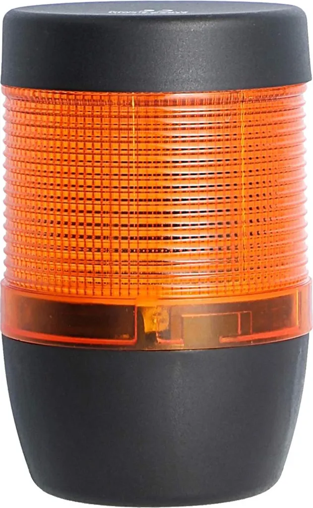Colonne lumineuse pour automatisme industriel 24V LED Jaune 70 mm